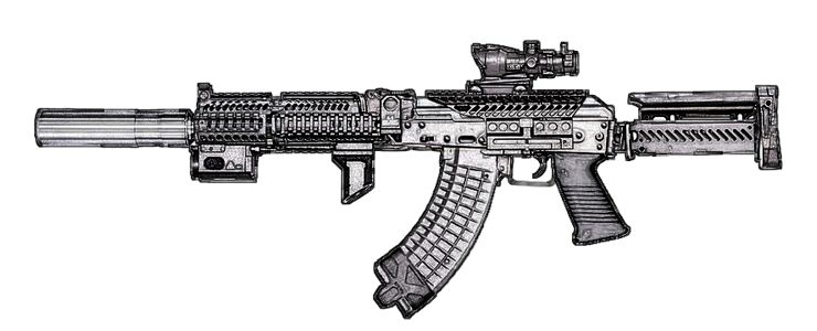 Тюнинг оружия модель оружия АКМС